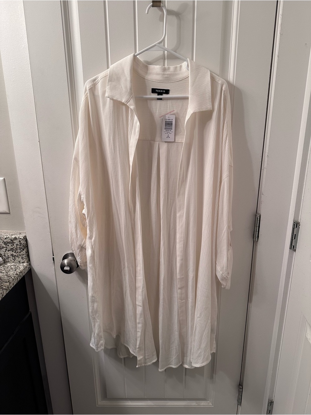 Torrid Pristine Gauze Open-Front Kimono Duster